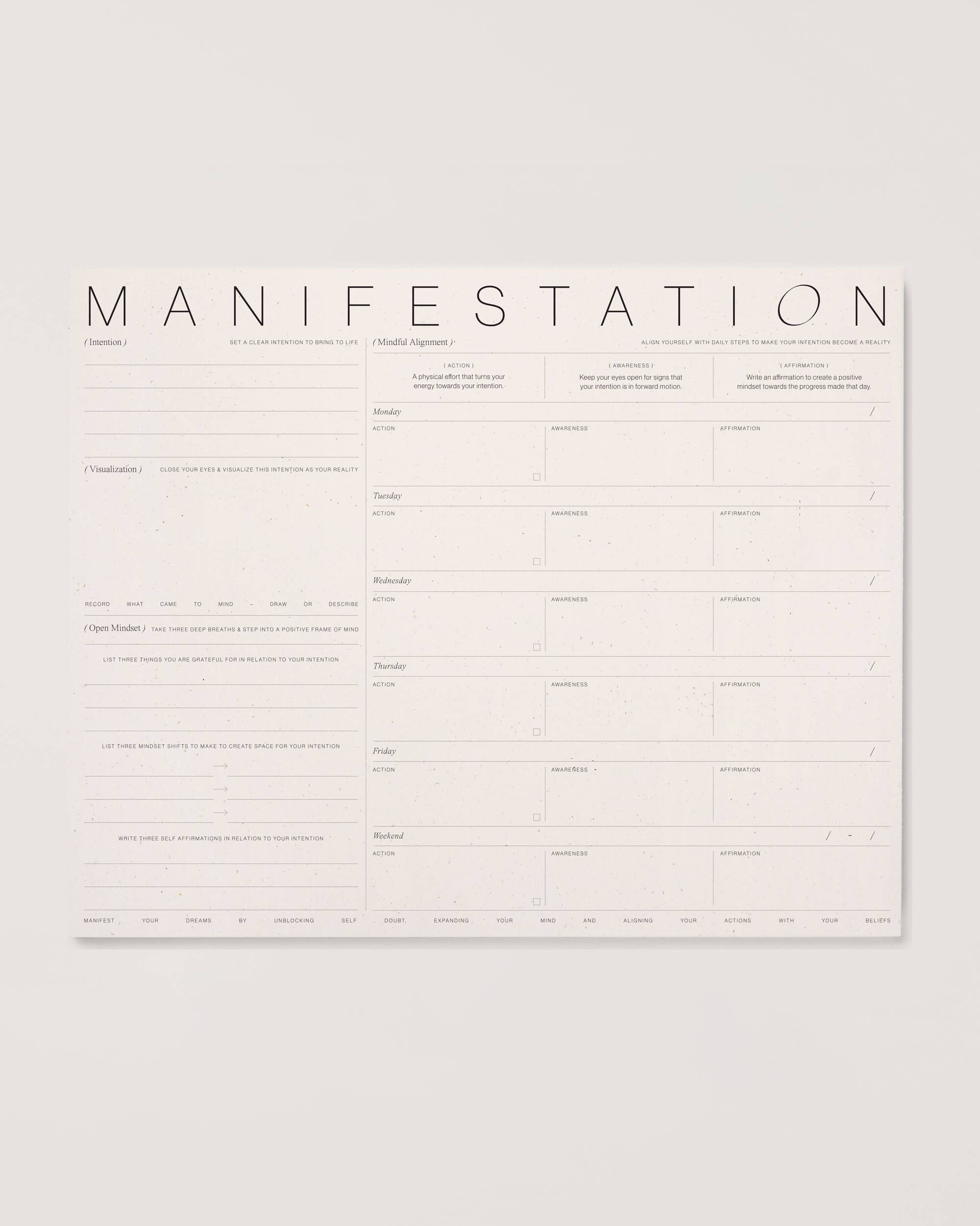 Manifestation Pad