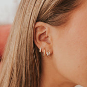 Brooklyn Twist Hoops: Gold