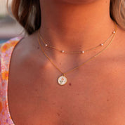 Eloise Tea Cup Necklace: Gold