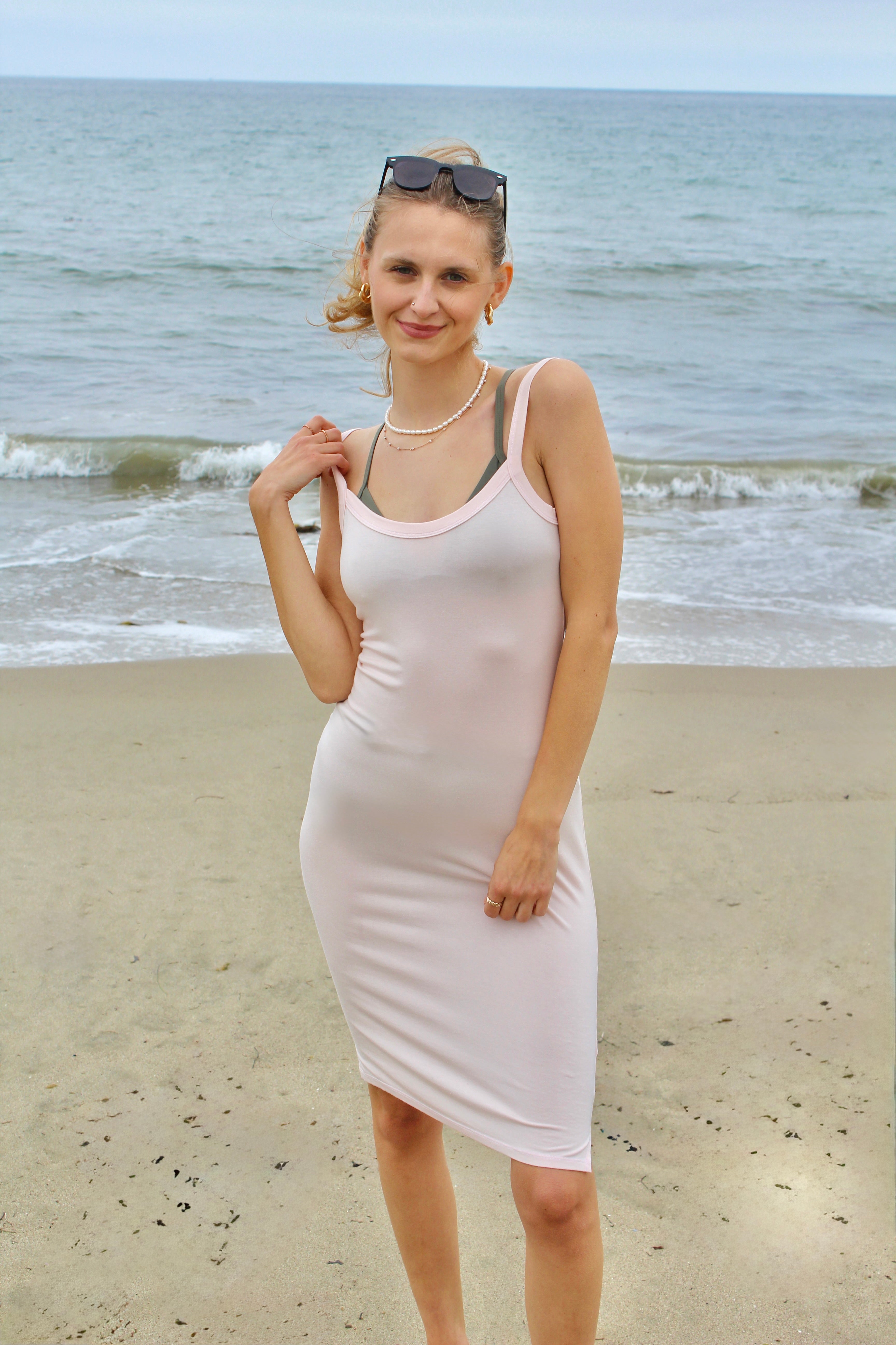 Softest Tank Dress - Pink Rose