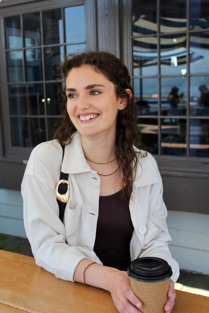 Italian Twill Jacket - Sand