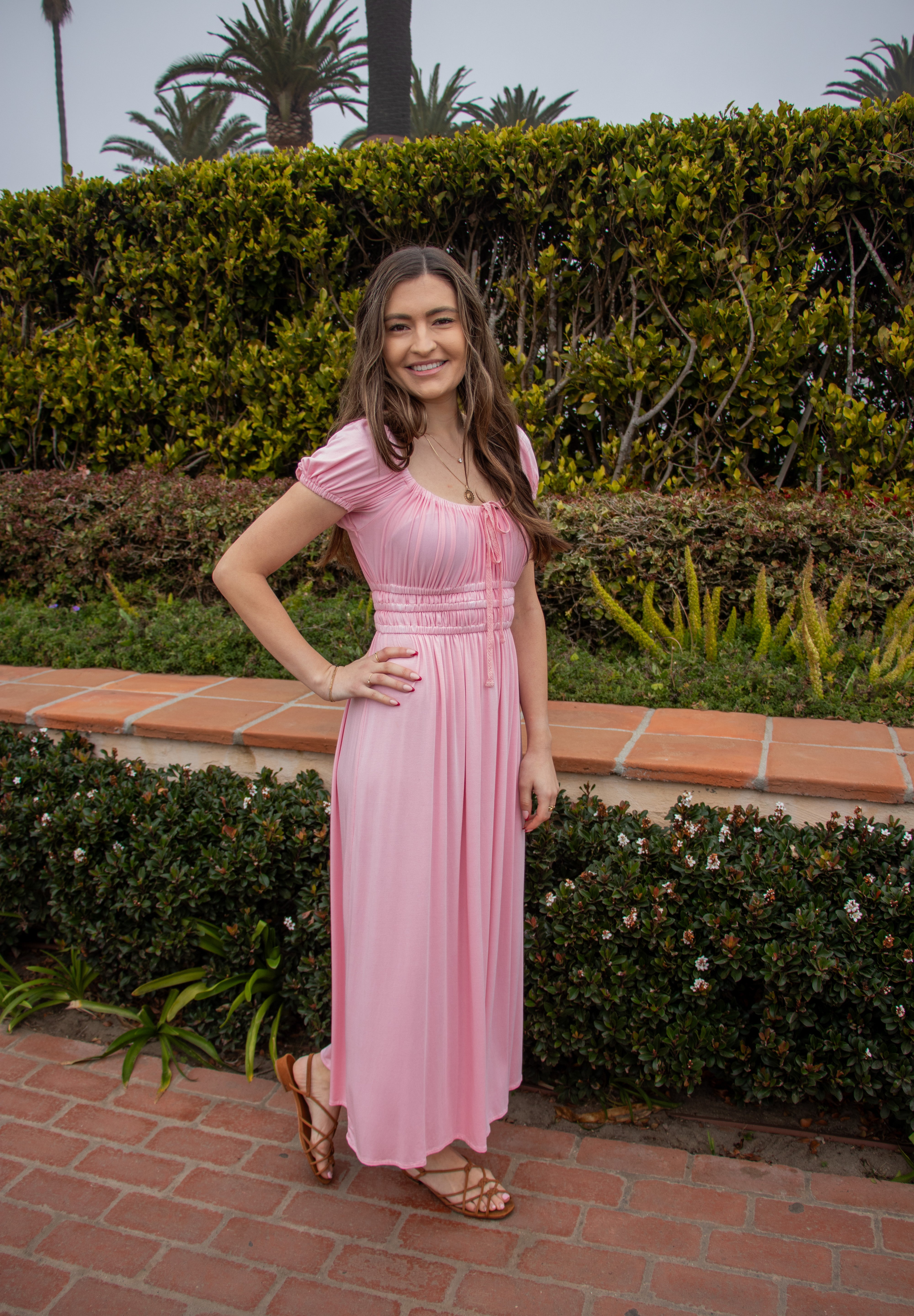 Softest Spa Dress - Sunset Pink