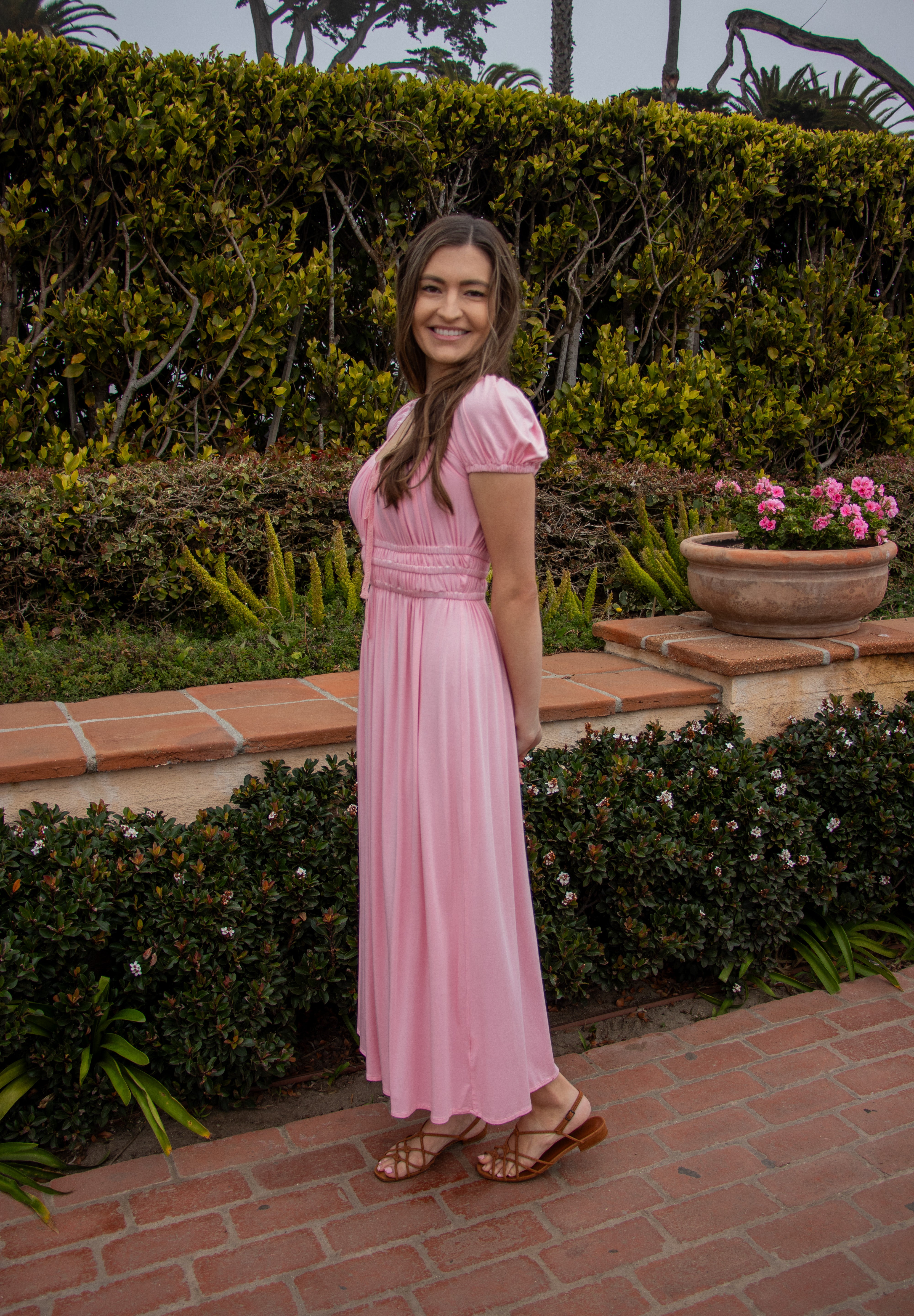 Softest Spa Dress - Sunset Pink