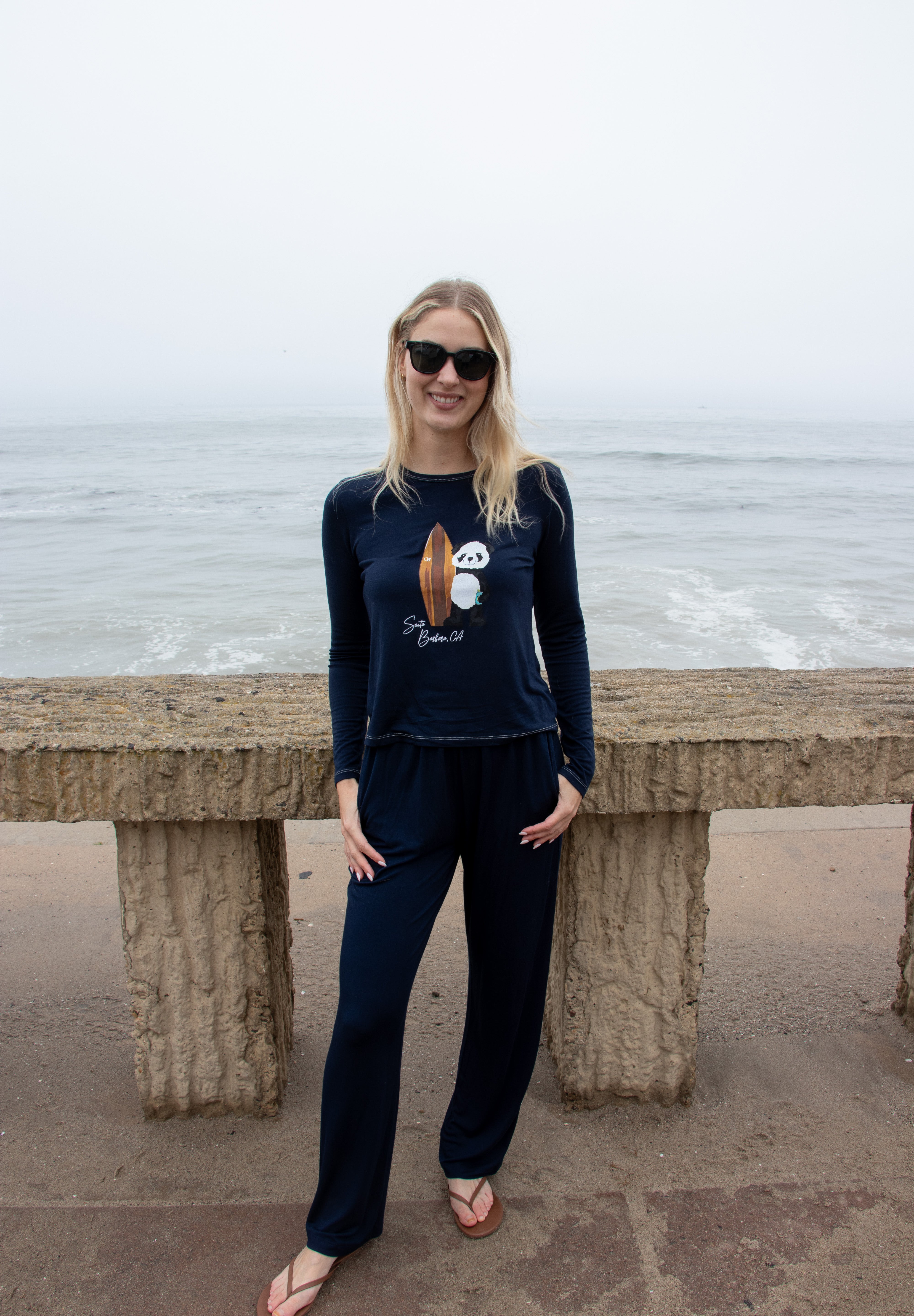 Softest Spa Pants - Ocean Blue