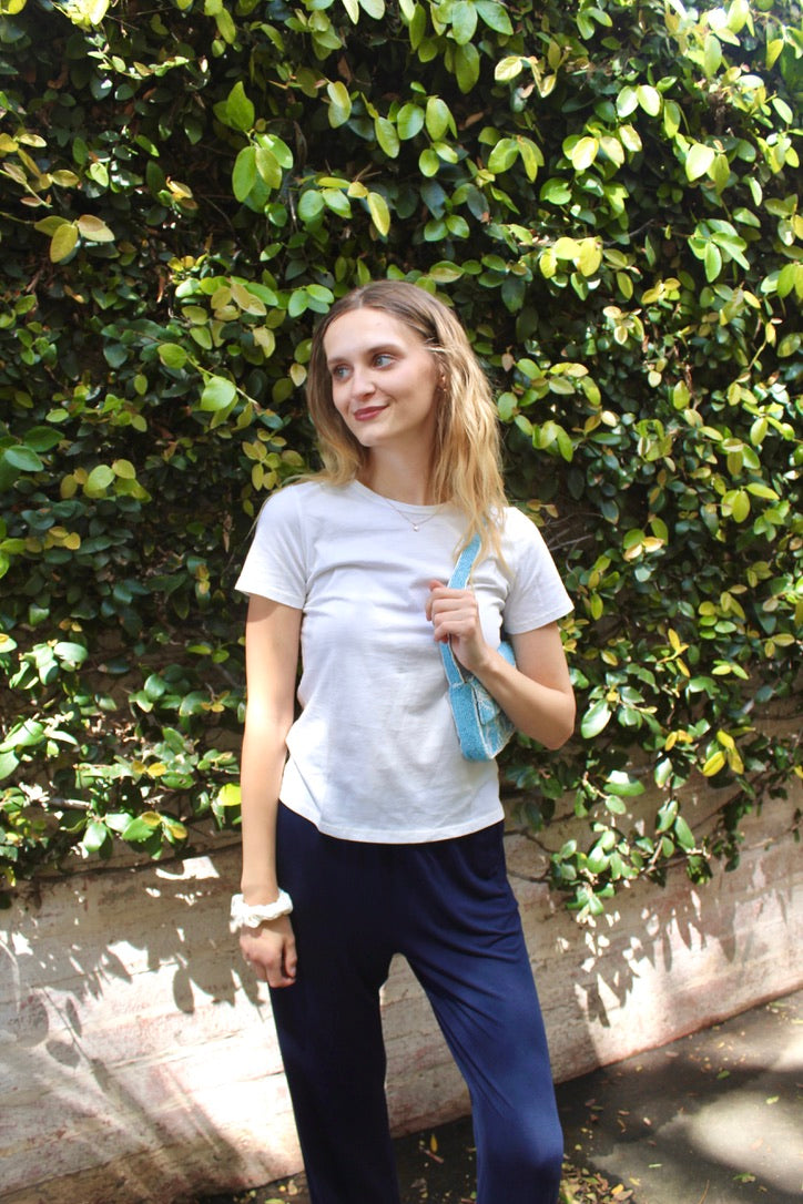 Organic Cotton Tee - Coconut