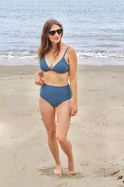 Retro Bathing Suit Bottom - Blue Bay