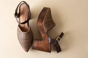 Pearl: Chocolate Tweed Calf Hair