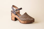 Pearl: Chocolate Tweed Calf Hair