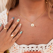 Eloise Tea Cup Necklace: Gold