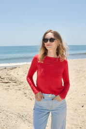 Softest Long Sleeve Tee - Strawberry
