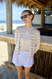 CCL Striped Cardigan with Buttons