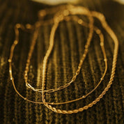 Madeline Gold Filled Paperclip Necklace: 16"