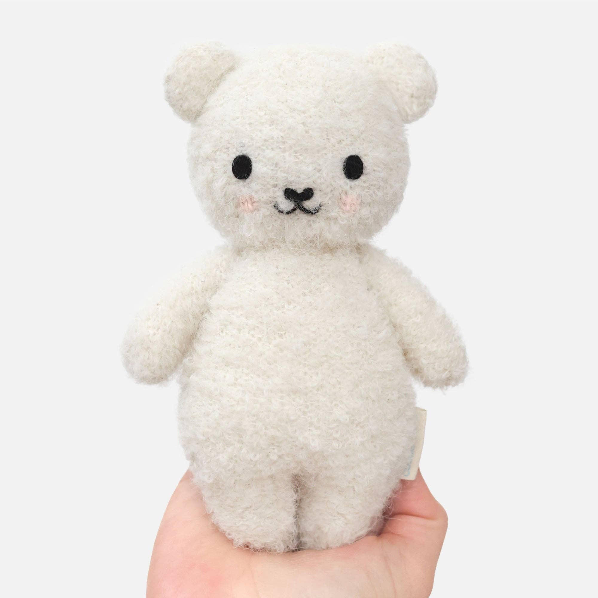 Baby bouclé bear (ivory)