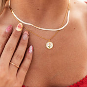 Eloise Tea Cup Necklace: Gold
