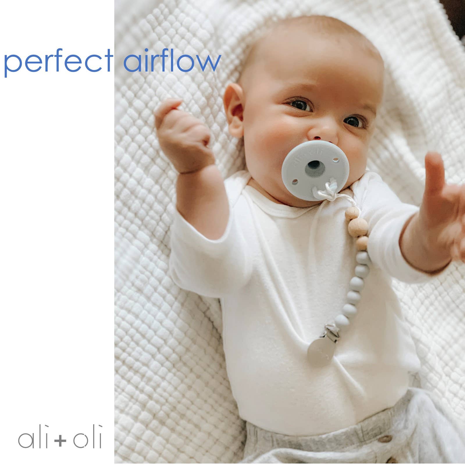 Pacifier Set Round (Iron & Sky)