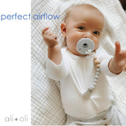 Pacifier Set Round (Iron & Sky)