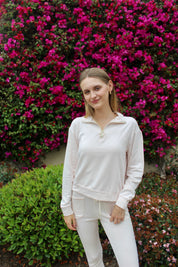 Soft Fleece Quarter Zip - Pink Rose