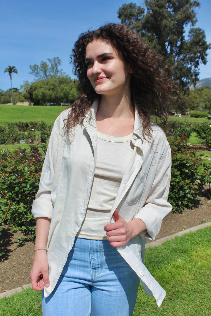 Organic Cotton Tank - Sand