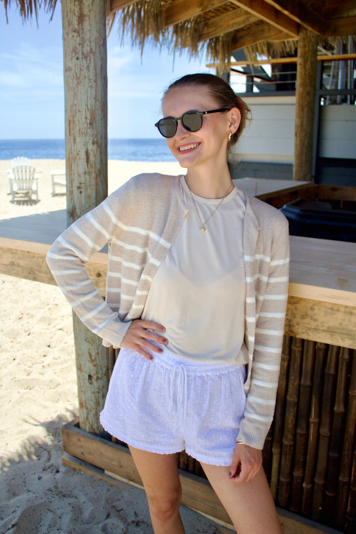 CCL Striped Cardigan with Buttons