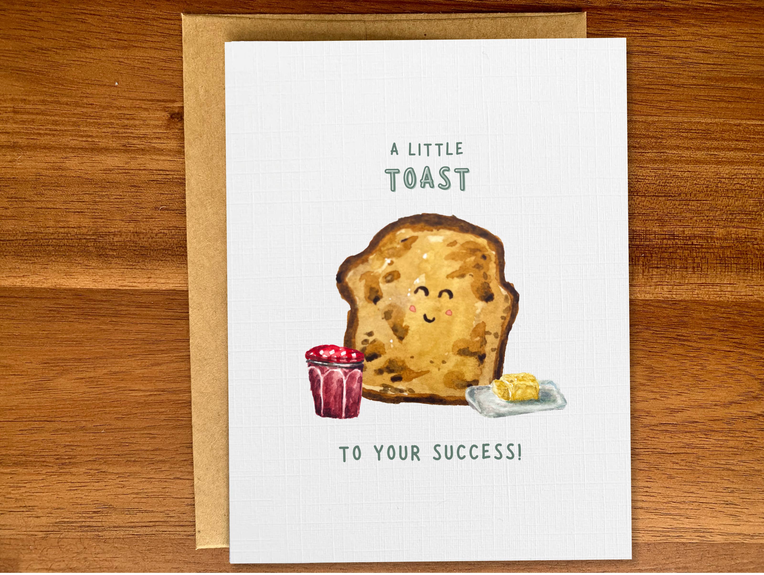 A toast to you congratulations card, Cute celebration card