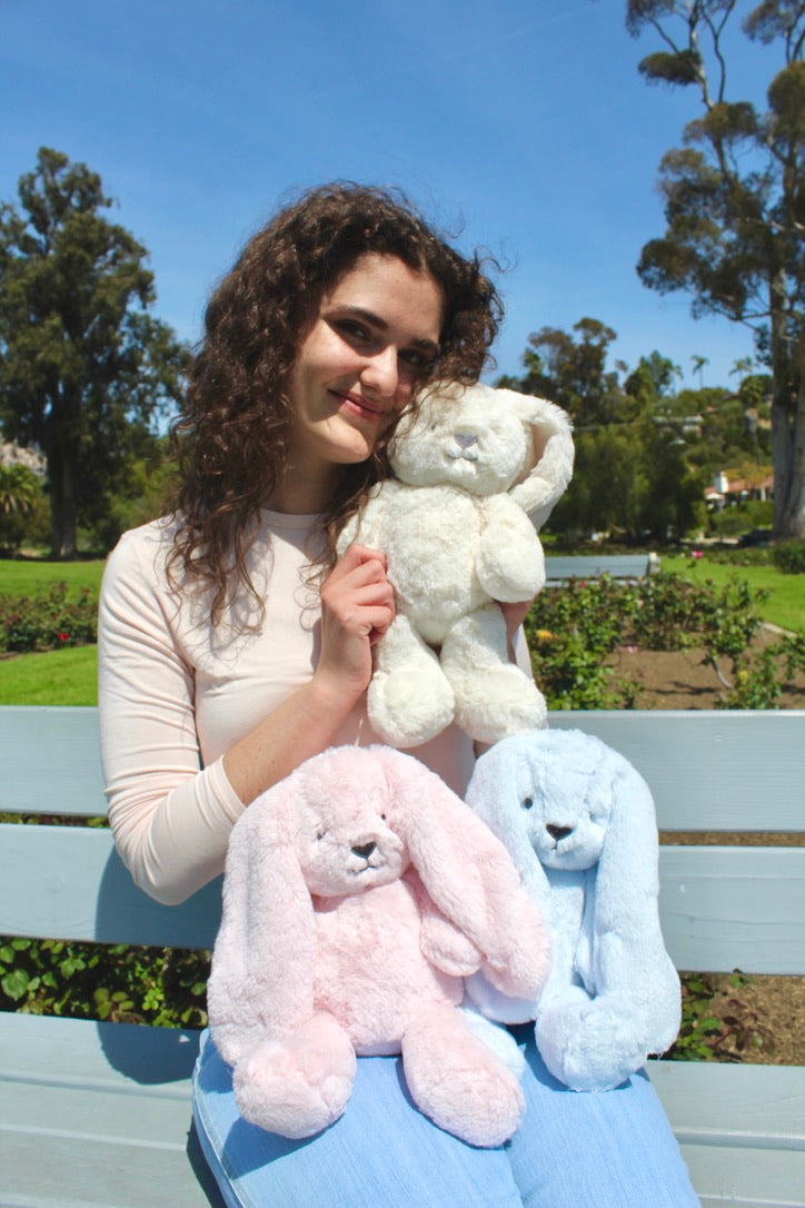 Baxter Blue Bunny Soft Toy 13.5"/34cm