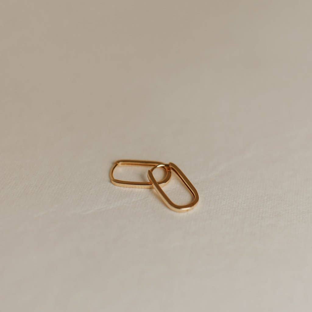 Avery Gold Hoops: Gold