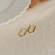 Avery Gold Hoops: Gold