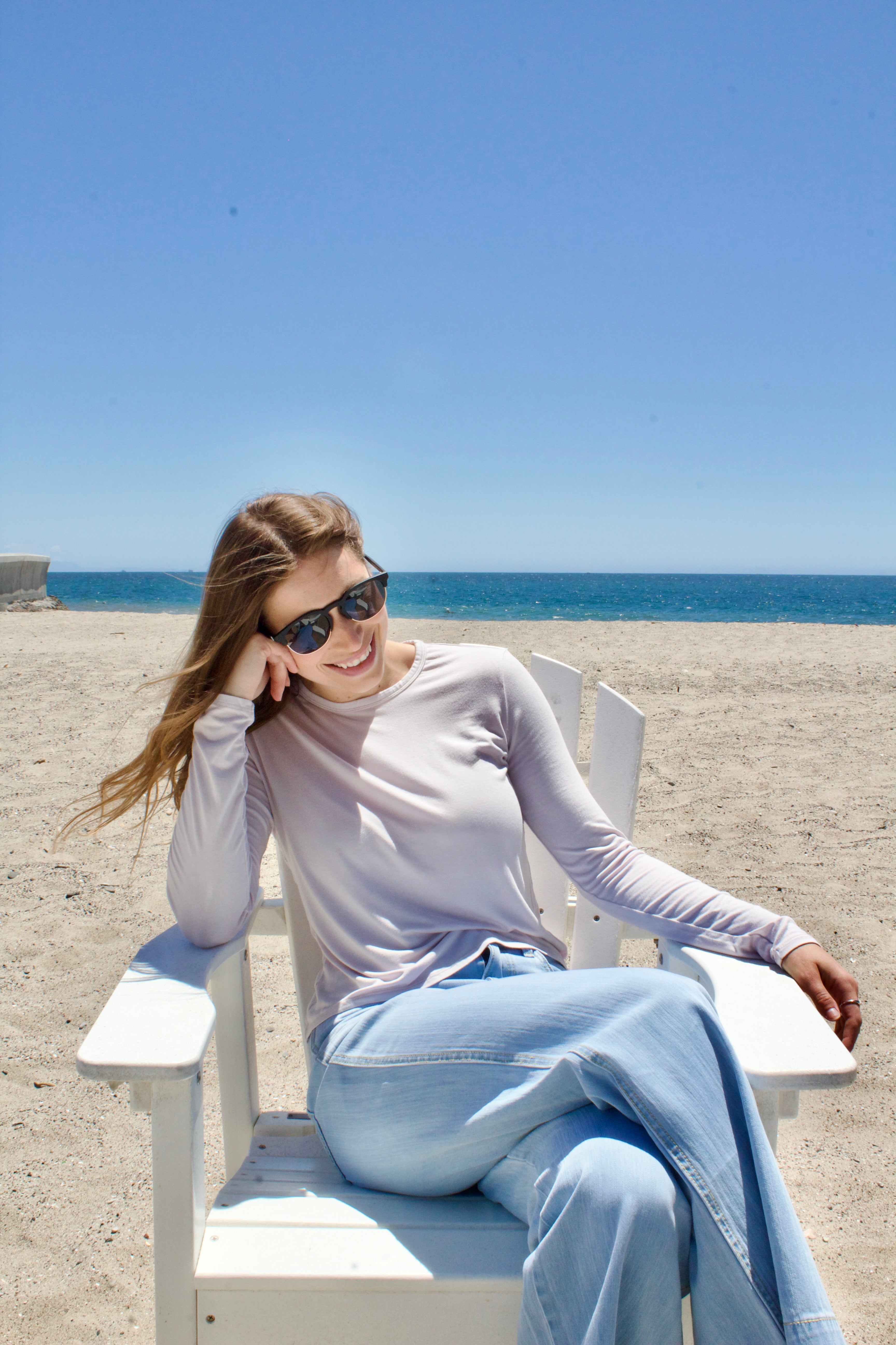 Softest Long Sleeve Tee - Lavender