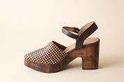 Pearl: Chocolate Tweed Calf Hair