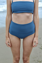 Retro Bathing Suit Bottom - Blue Bay