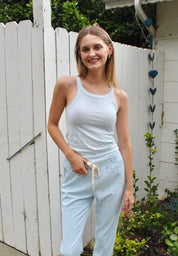 Organic Cotton Tank - Sky Blue