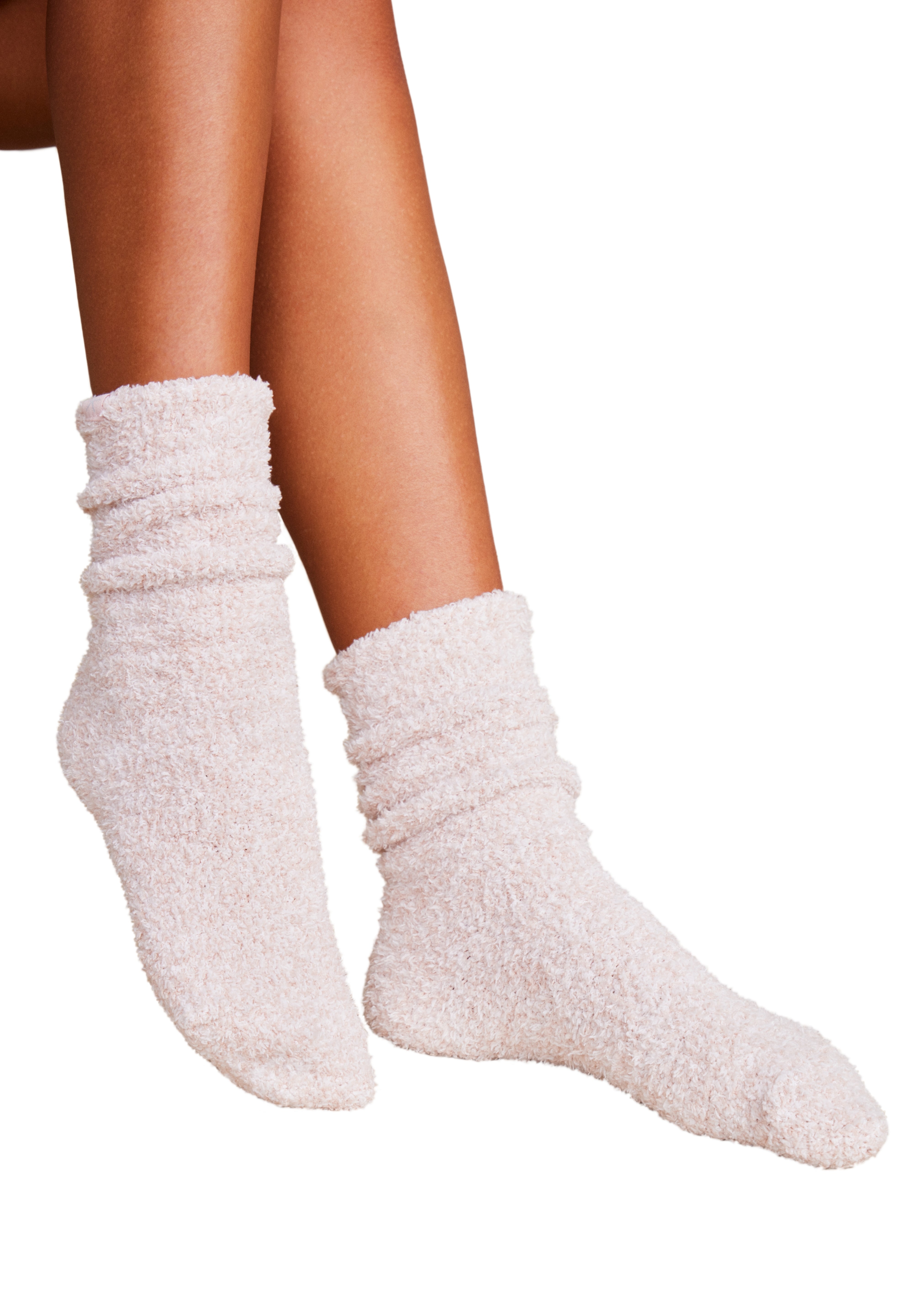 Cozychic Heathered Socks - Dusty Rose