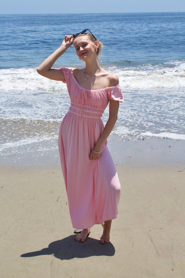 Softest Spa Dress - Sunset Pink