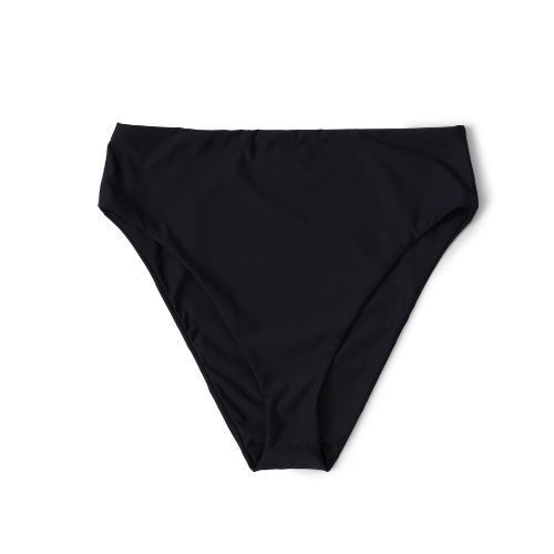 Retro Bathing Suit Bottom - Black Sea