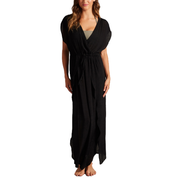 Tulip Hem Maxi Dress - Black Sea