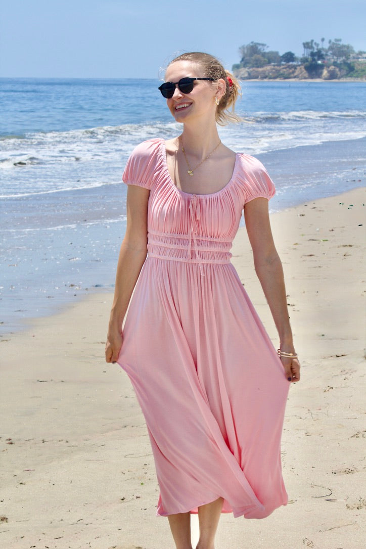 Softest Spa Dress - Sunset Pink