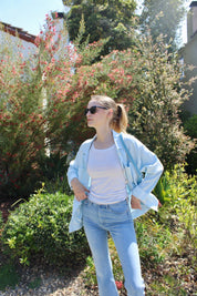 Italian Twill Jacket - Sky Blue