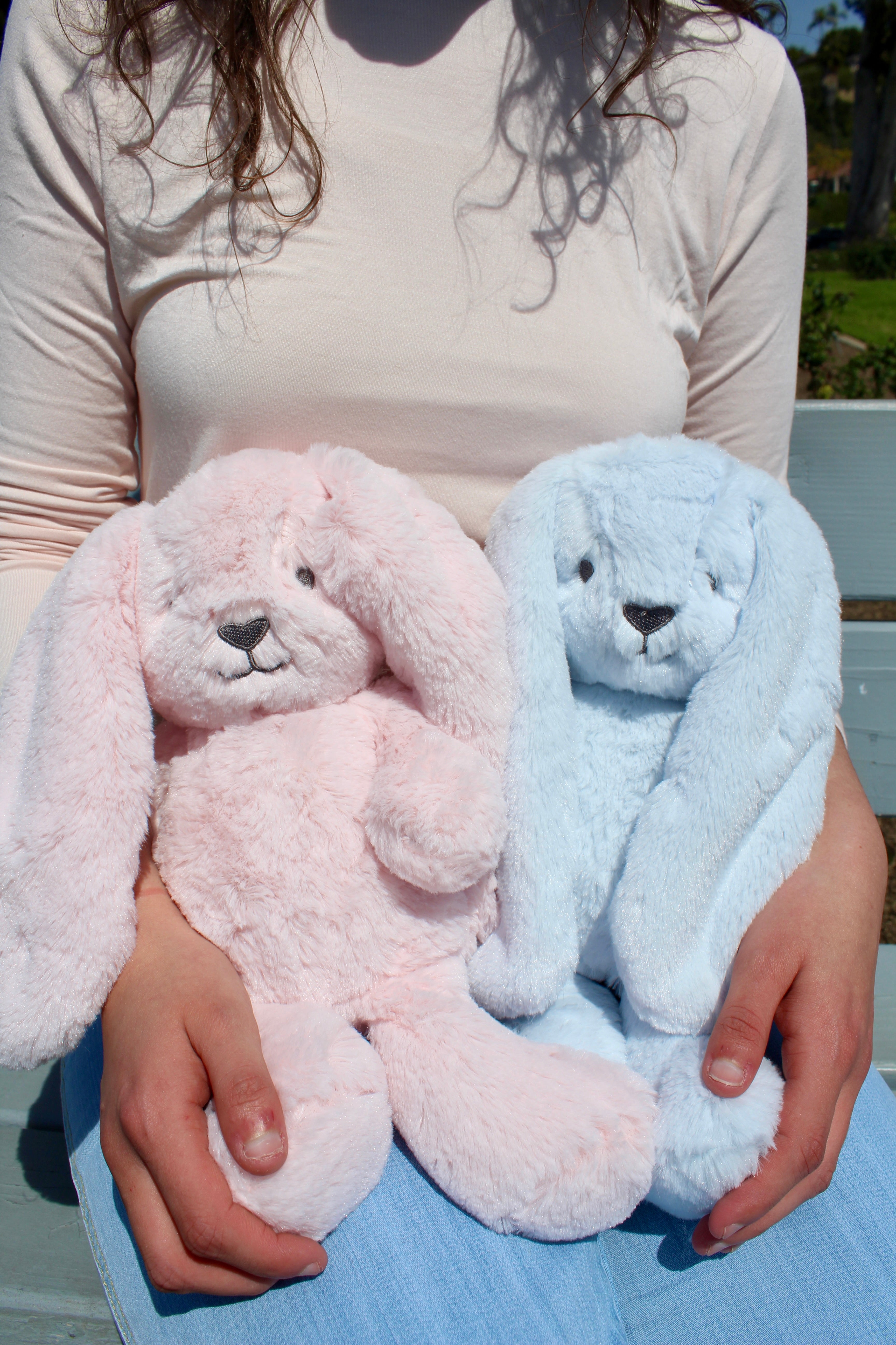 Baxter Blue Bunny Soft Toy 13.5"/34cm