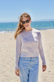 Softest Long Sleeve Tee - Lavender