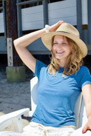 Softest Tee - Shoreline Blue