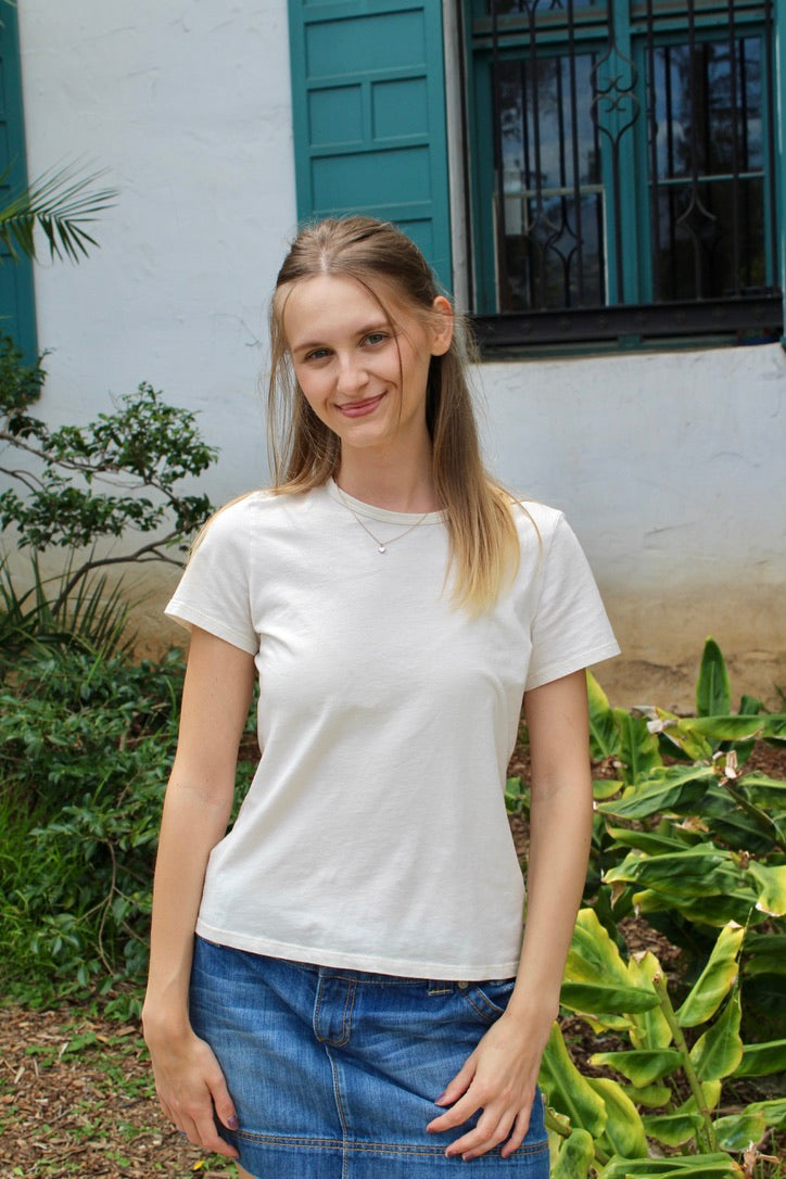 Organic Cotton Tee - Sand