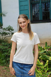 Organic Cotton Tee - Sand