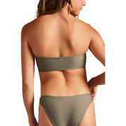 Bandeau Bathing Suit Top - Olive Leaf