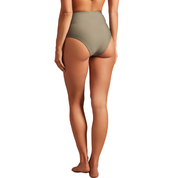 Retro Bathing Suit Bottom - Olive Leaf
