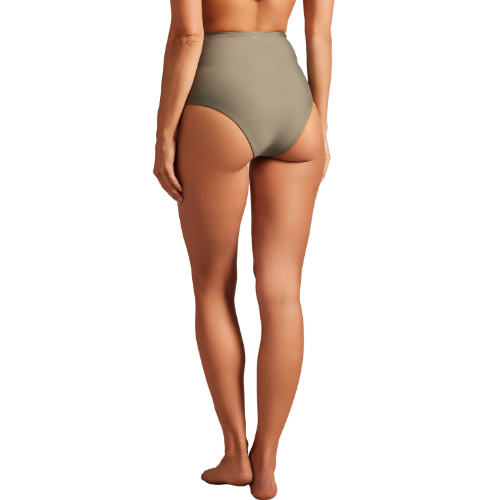 Retro Bathing Suit Bottom - Olive Leaf