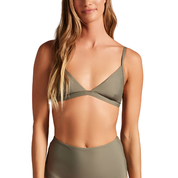 Triangle Bathing Suit Top - Olive Leaf