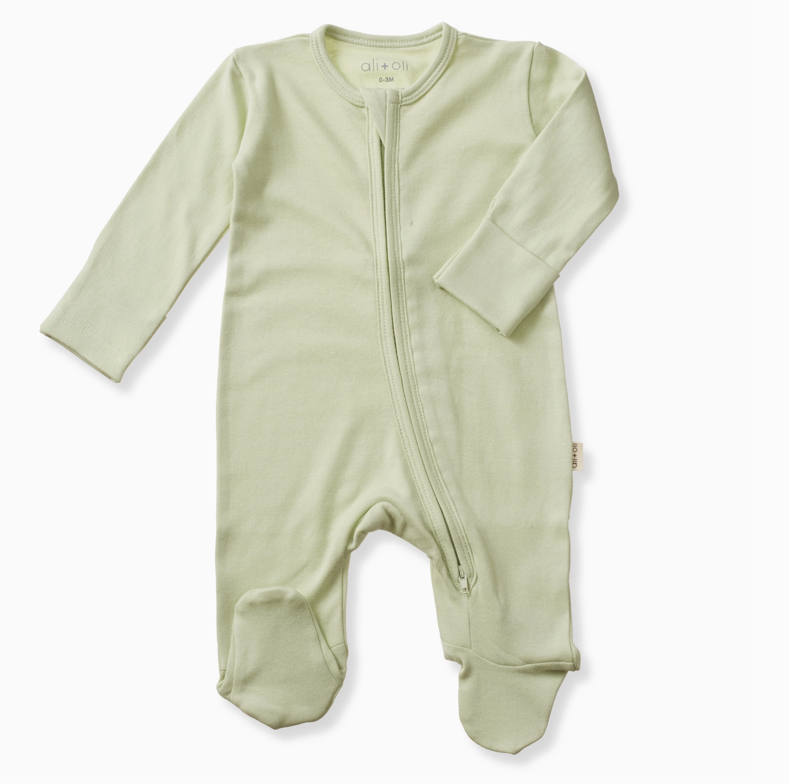 Baby Footie 2-Way Zipper – Organic Cotton Lounge Wear