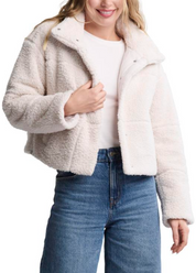 Brushed Cozy Chic Puffer Jacket - Sand Dune