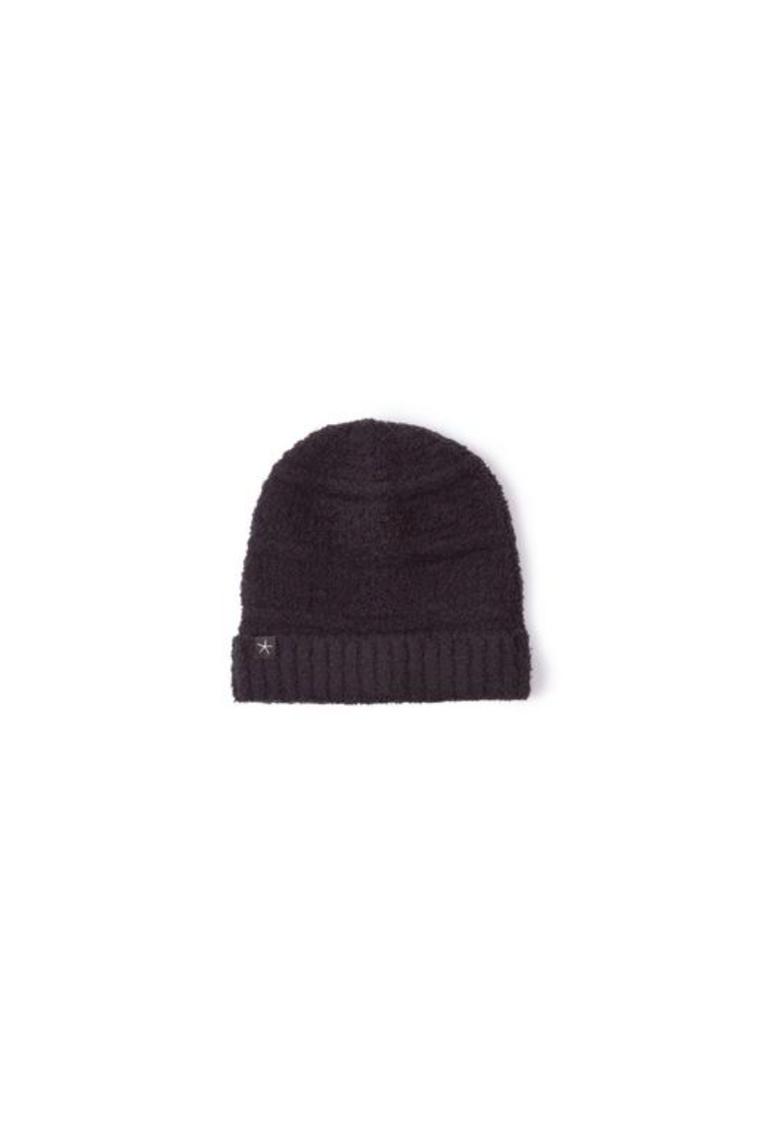 CozyChic Grid Beanie - Black