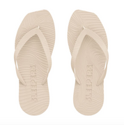 Sleepers Tapered Platform Flip Flops - Eggnog